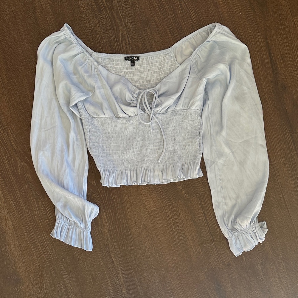 Fashion Nova silk top